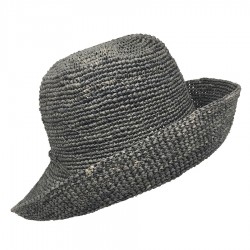 Chapeau raphia au crochet 2