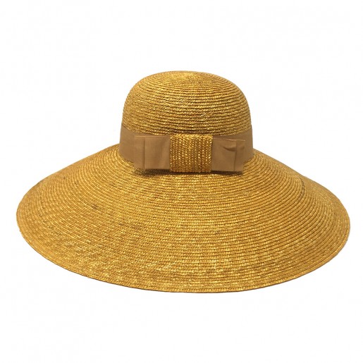 Grande Capeline paille fine