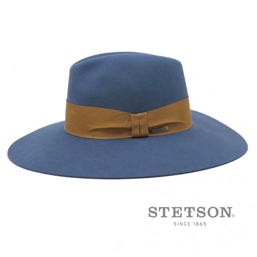 Ladies Furfelt Stetson Bleu
